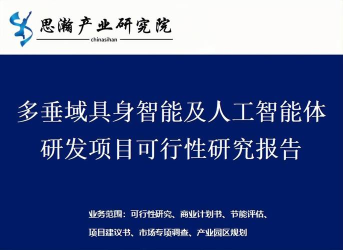 多垂域具身智能及人工智能体研发项目可行性研究报告